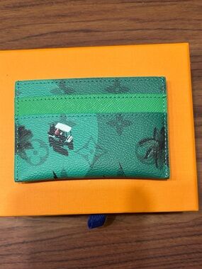 Louis Vuitton Golf Green Card Holder